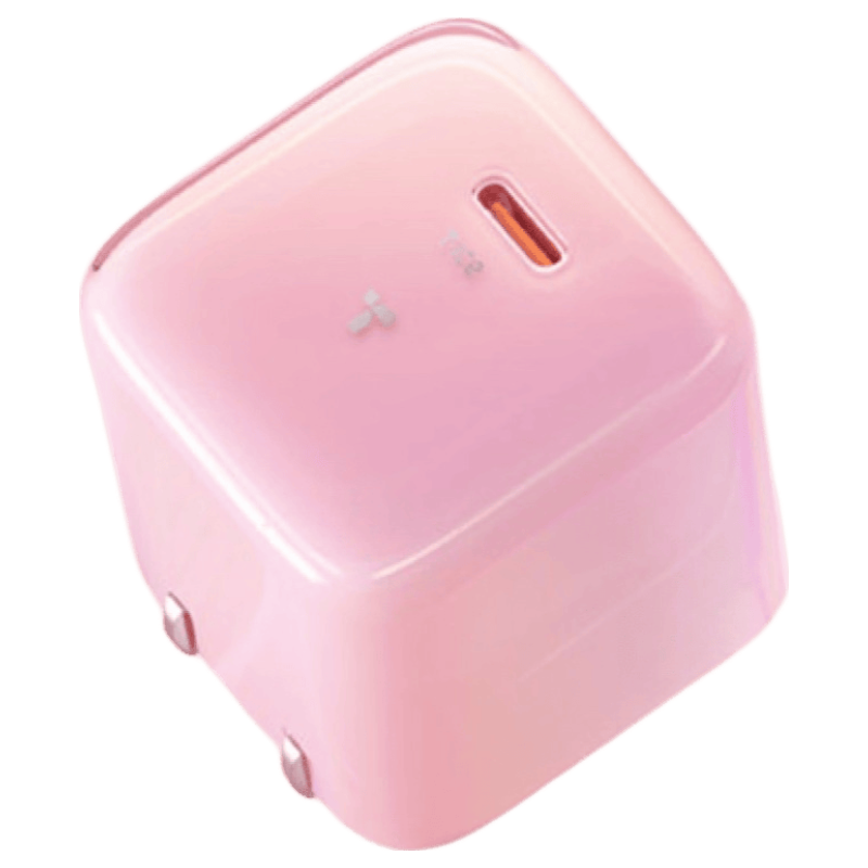 Torras Mini Ice Cube [Ultra Portable | Low Temperature Fast Charging] Apple 17 Pro Max Charger Adapter Original iPhone 16 Charger 35W GaN Low Temperature Fast Charging PD Kit