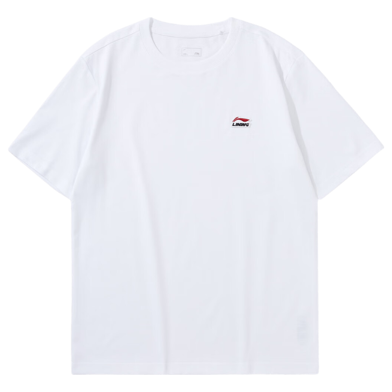 LI-NING Men's Summer Comfortable Lightweight Breathable Crew Neck Casual Fashion Versatile Sports T-Shirt
