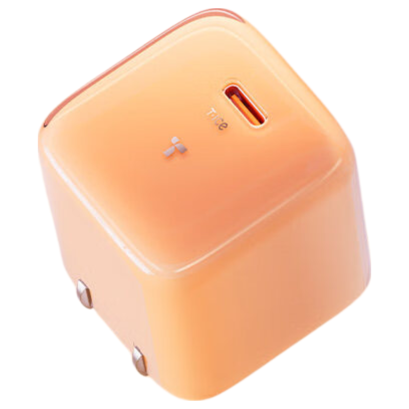Torras Mini Ice Cube [Ultra Portable | Low Temperature Fast Charging] Apple 17 Pro Max Charger Adapter Original iPhone 16 Charger 35W GaN Low Temperature Fast Charging PD Kit