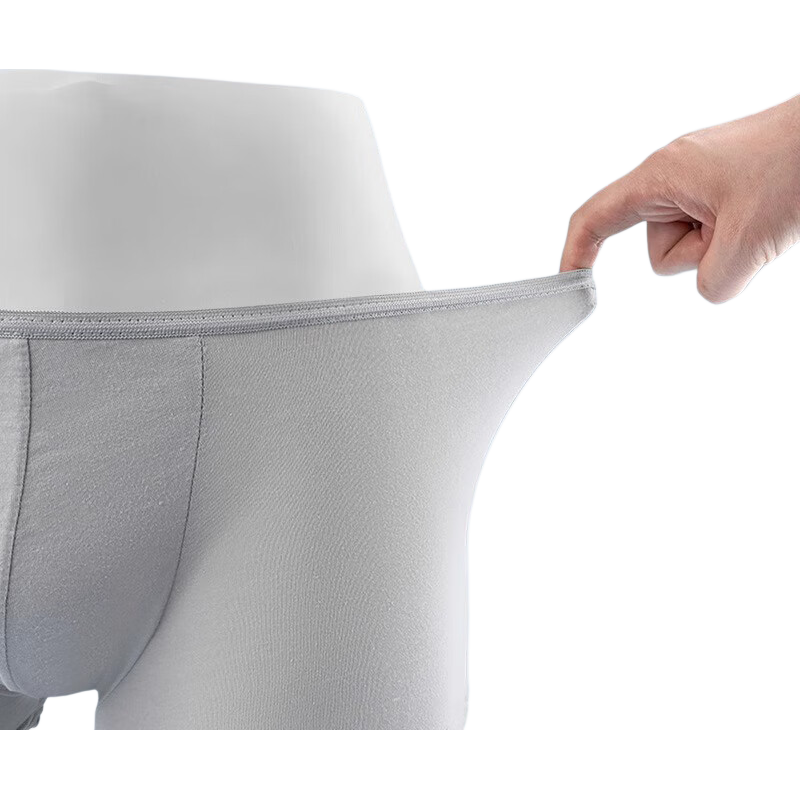 LangSha Disposable Men's Underwear, Pure Cotton Boxer Briefs, No-Wash, Sterilized, for Business Trips, Travel, And Vacations, Individually Packaged