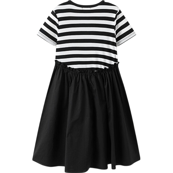 BALABALA Girls' Dress, Children's Summer Dress, for Older Kids, Faux Two-Piece Design, Sweet And Fashionable, 208225111012