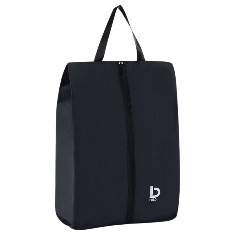 Etravel Shoe Storage Bags 2-Pack Waterproof Dustproof Portable Travel Shoe Bags Large Capacity Luggage Shoe Pouch Black