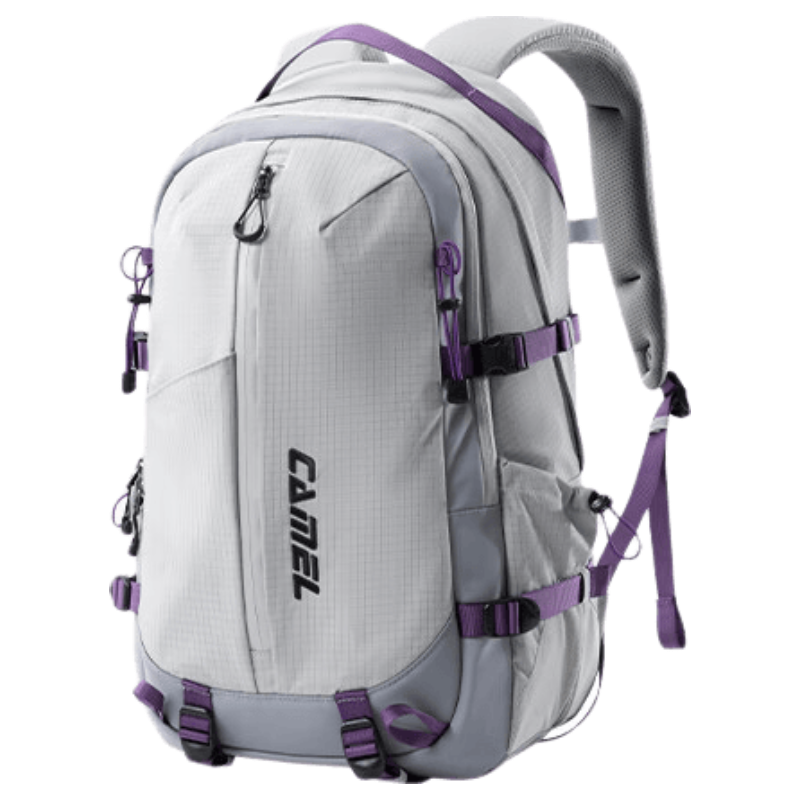 CAMEL Large Capacity Commuter Travel Budget Airline Laptop Backpack Hiking Mountaineering Double Shoulder Bag 7040