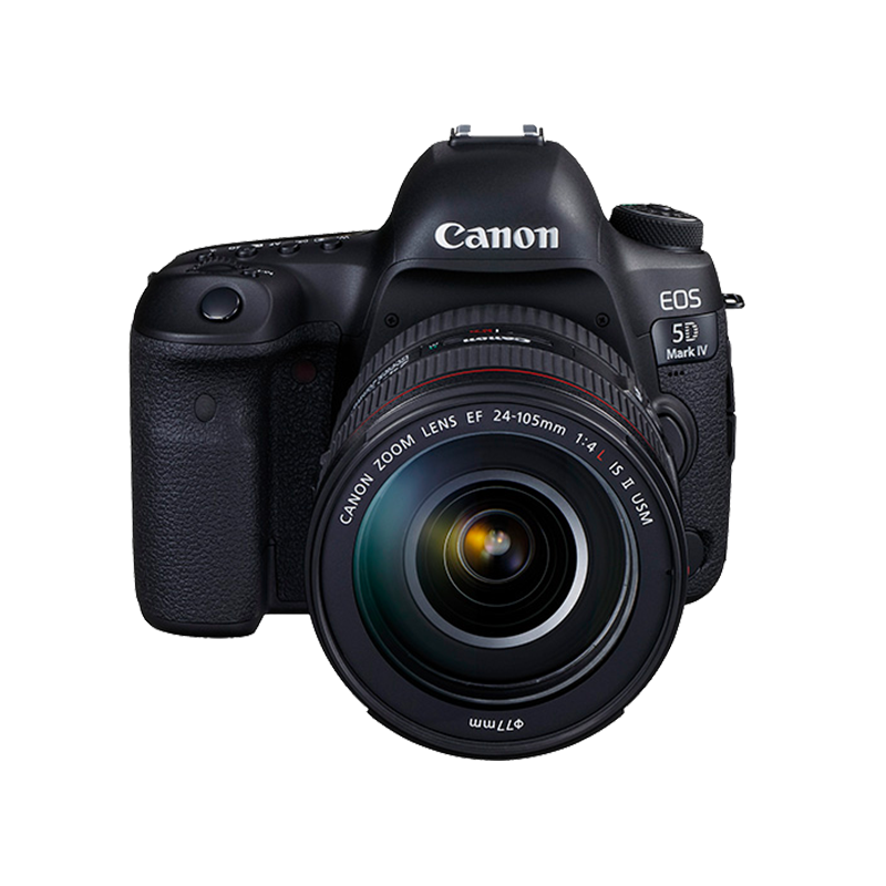 Canon [Official Flagship] Full-Frame DSLR Camera, 4K HD Video Vlog, Portrait And Landscape Photography, Retro Flagship Camera, Canon 5d4 with 24-105mm Lens Kit