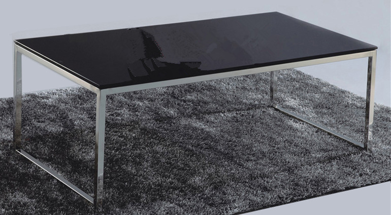 富翔 长茶几 玻璃单层茶几-京东
