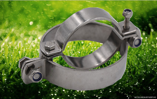 304不锈钢酸碱管道使用卡箍精铸不锈钢喉箍工业管道使用卡子厂家直销