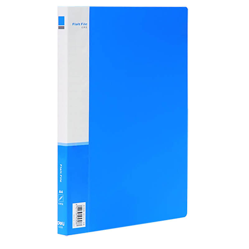 Deli A4 Metal Long Clip + Insert Pocket, Hard File Folder, Large Capacity Exam Paper Document Folder, Poetry Recitation Contract Clipboard, Office Supplies, 5308 Blue