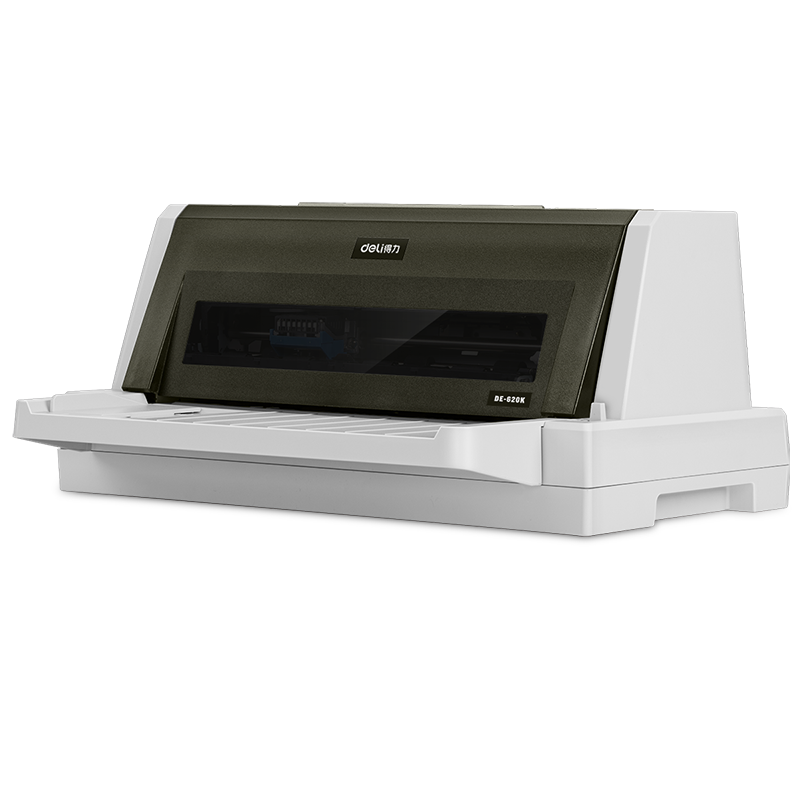 Deli DE-620K Dot Matrix Printer 1+6 Linking with VAT Control Invoice Special Use, Receipt Voucher Express Delivery Outbound Commercial Office Printing 7-Part Continuous Printing