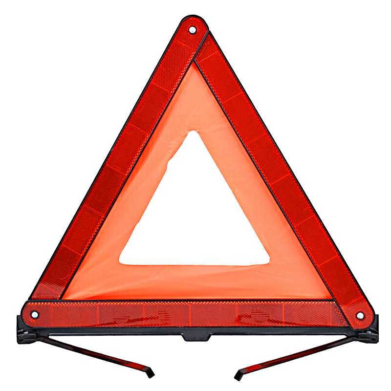 Flame Warrior Car Triangle Warning Sign Tripod Reflective Parking Warning Stand ZB-8001