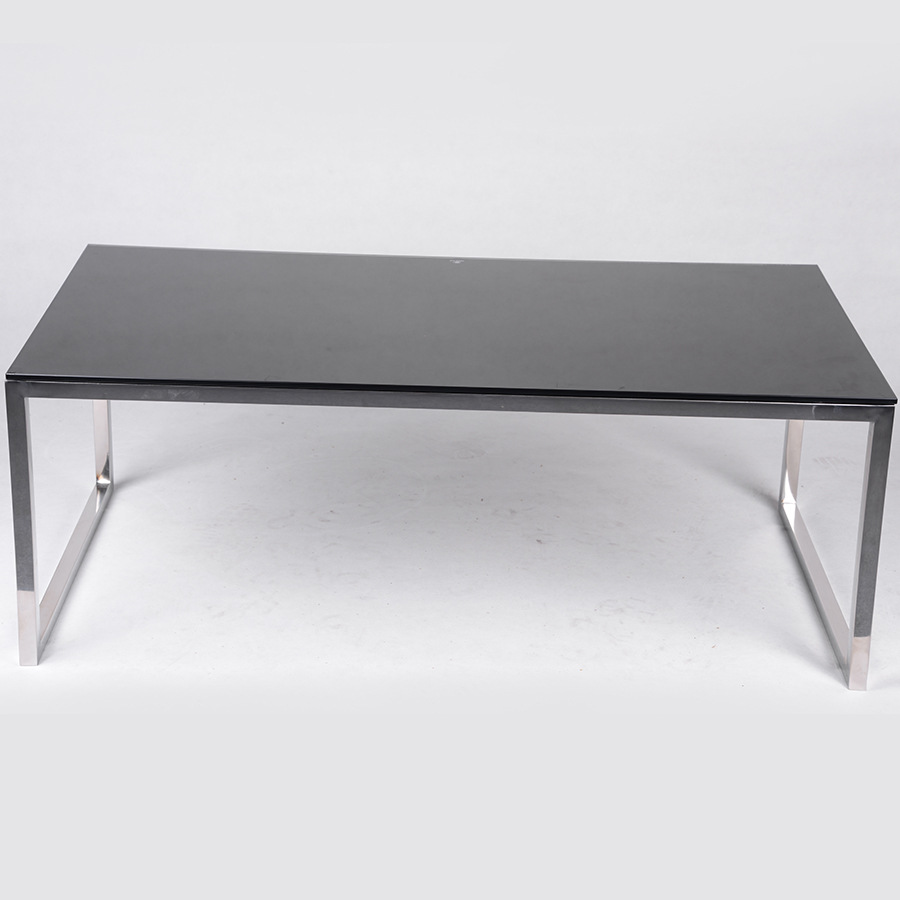 富翔 长茶几 玻璃单层茶几-京东