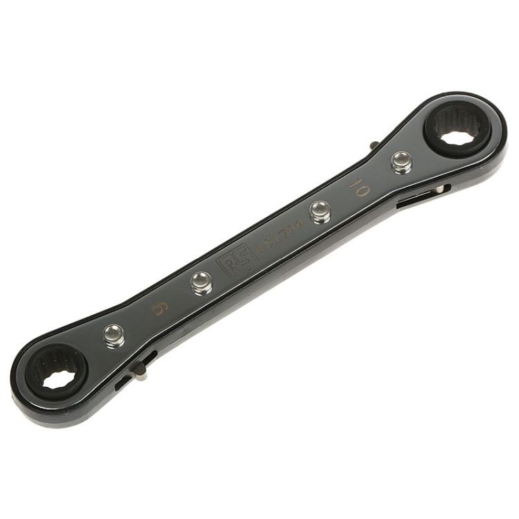 rs pro 欧时 181783 棘轮梅花扳手 铬钒钢六角双端环 7x8mm 1个