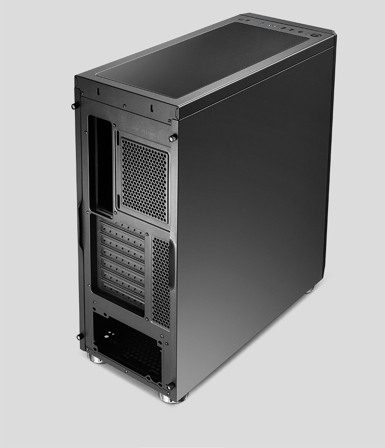 金河田goldenfieldmut1静音电脑机箱水冷台式主机箱atxmatxitx防尘