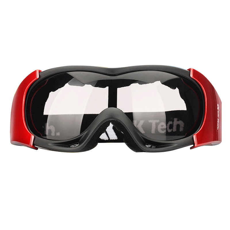 CK-Tech Safety Goggles, Industrial Cutting Impact-Resistant Windproof Dust-Proof Protective Eyewear CKY-053HT Lava Red Transparent Lens 1 Piece