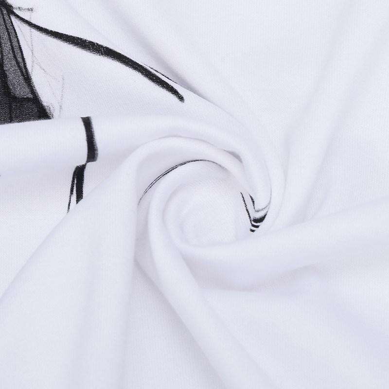 z zegna 杰尼亚 奢侈品 18秋冬新款 男士荧光白水母图案棉质圆领短袖