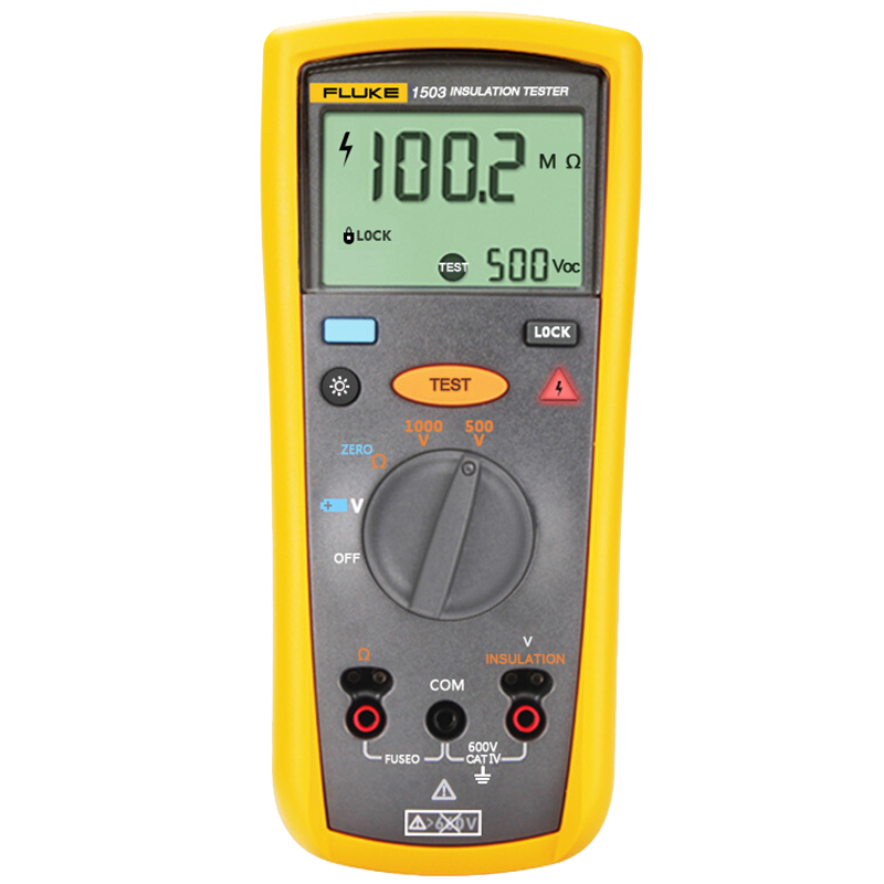 FLUKE 1503 Insulation Resistance Tester Handheld Digital Internal Resistance Tester 2000MΩ