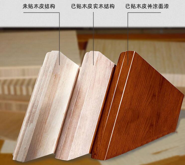 华旦 办公家具实木胡桃色茶几方形茶几  ZM-6601-京东