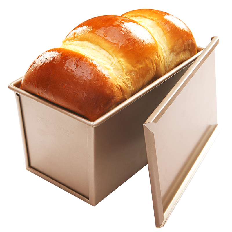 Xuechu Non-Stick Low-Sugar Energy-Saving Plain Bread Mold with Sliding Lid, Ancient-Style Doughnut Cake Bread Mold