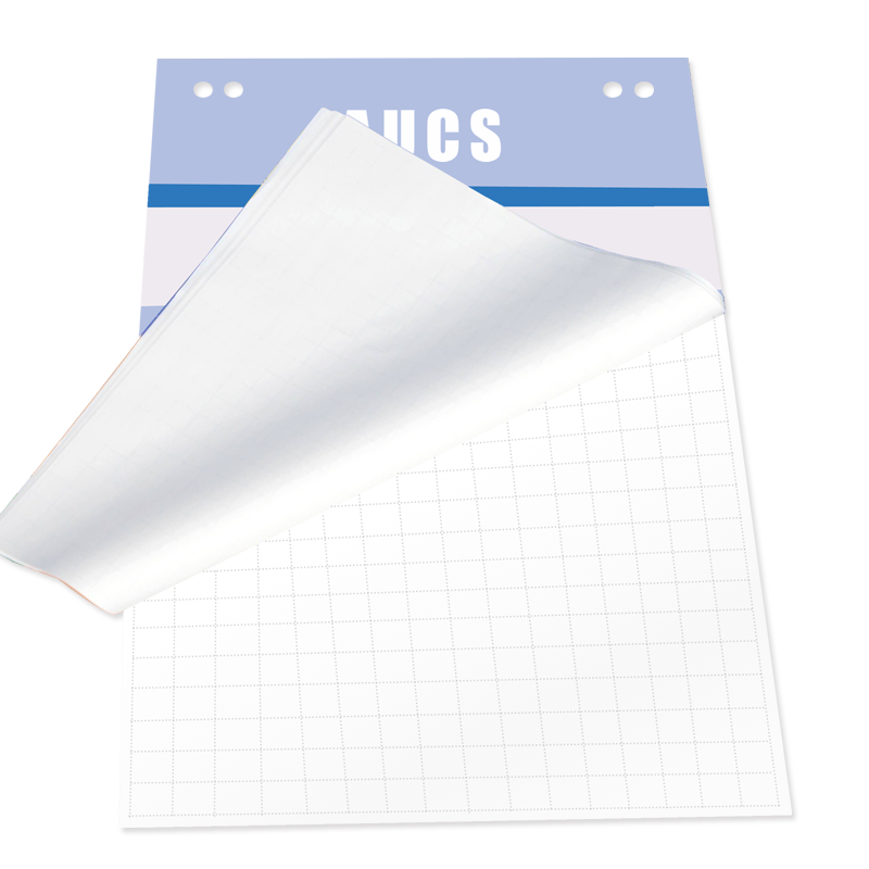 AUCS Grid A1 Whiteboard Paper (25 Sheets) Tianzi Grid Large White Paper Training Hanging Paper Clip Whiteboard Special Paper Advertising Meeting Writing Board Poster Paper with Tear Line VCPAD25