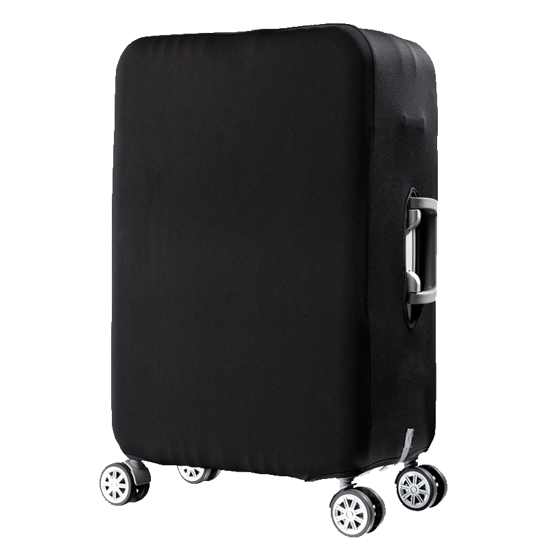 Banzheni Luggage Travel Case Protective Cover, Elastic Suitcase Cover, Dust-Proof Rain Cover, Thickened Wear-Resistant Check-In Cover, Black, Suitable for 26-Inch 27-Inch 28-Inch 29-Inch Suitcases with Wheels