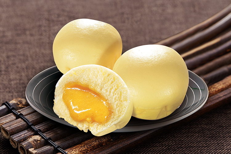 乐肴居 爆汁流沙包 240g(8只装 儿童点心 包子 京东自营)-京东