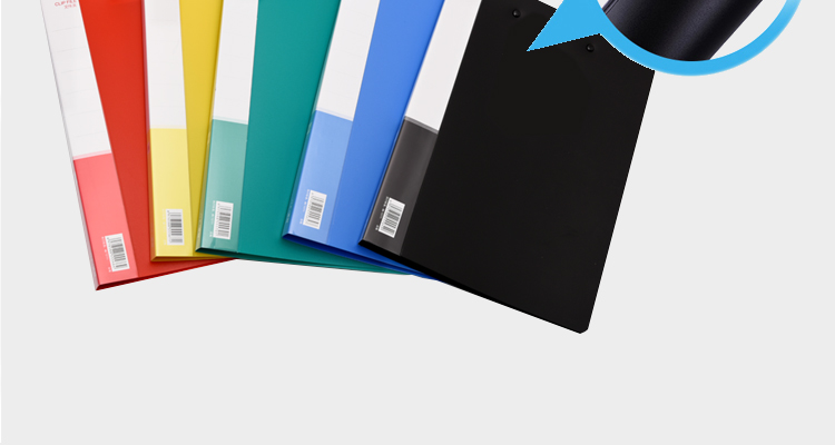 DiLe Premium Series Stationery Double Clip File Folder with Insert Pages, A4 Double Strong Clips, Business Document Organizer, Exam Paper Holder, Office Supplies, 1104 Blue 7