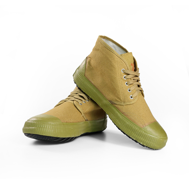 AN QUAN PAI Safety Shoes, 5KV Insulated Shoes, Z005 Summer Lightweight Breathable Odor-Resistant Liberation Shoes, Army Green High-Top for Men And Women, Size 42