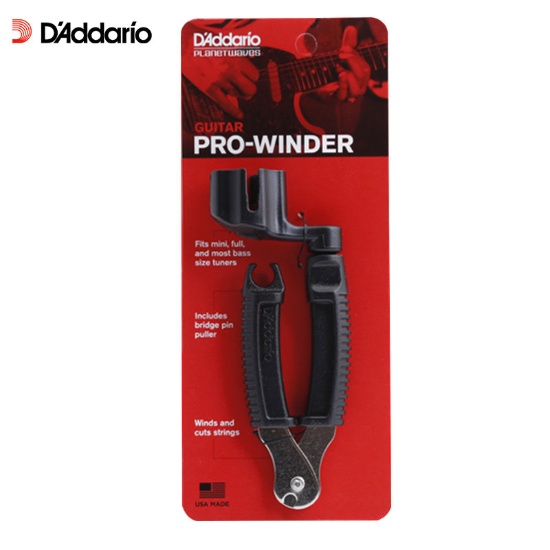 D'Addario PWS100 Canadian Imported Polypropylene Acoustic Electric Guitar Strap Black