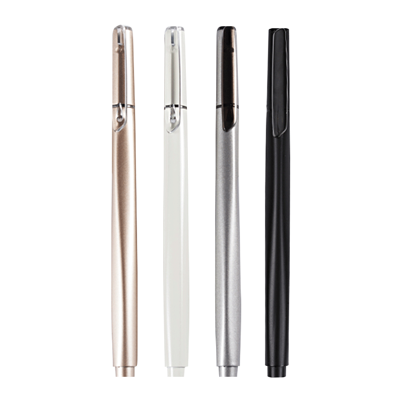 M&G Stationery, Pull-Off Cap Gel Pen 0.5mm Student Black Pen High-Density Signature Pen Business Bullet Tip Water-Based Pen Office Supplies, Black, 10 Pens/Box for Exams