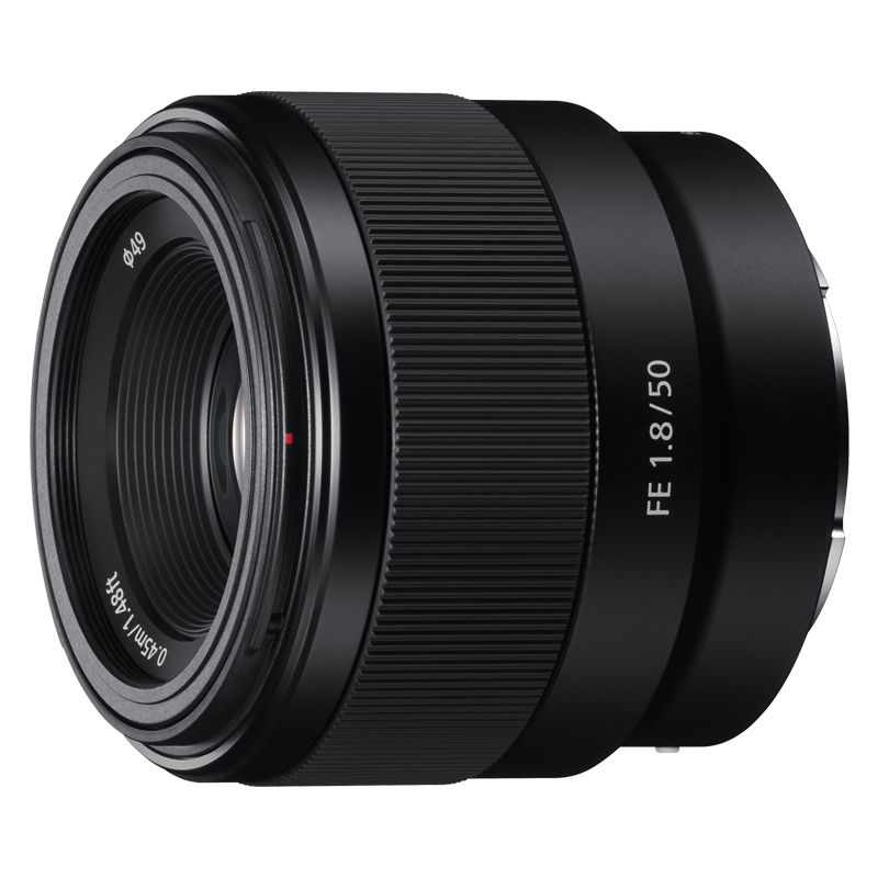 SONY FE 50mm F1.8 Full-Frame Standard Prime Lens for Mirrorless Cameras, E-Mount, SEL50F18F
