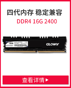 光威(Gloway) 悍将 DDR4 16G 2400频 台...-京东