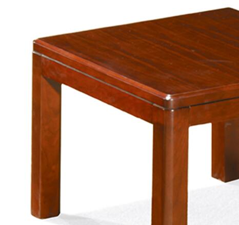 华旦 办公家具实木胡桃色茶几方形茶几  ZM-6601-京东