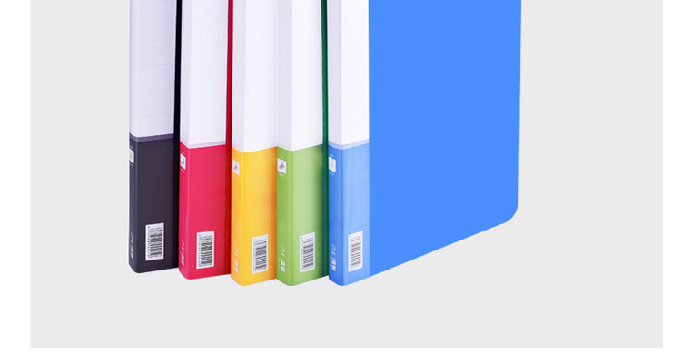 DiLe Premium Series Stationery Double Clip File Folder with Insert Pages, A4 Double Strong Clips, Business Document Organizer, Exam Paper Holder, Office Supplies, 1104 Blue 25