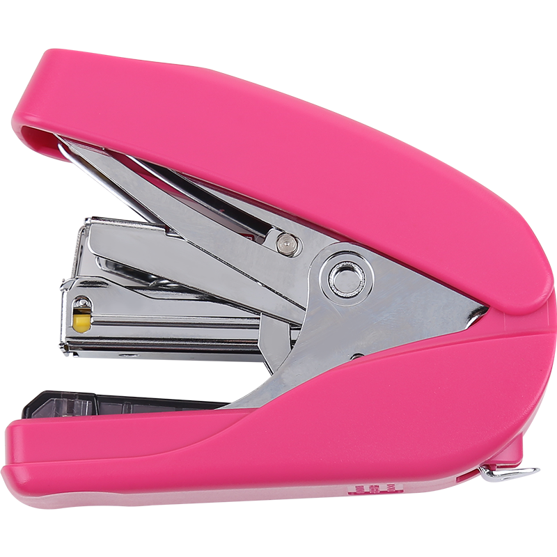 KOKUYO Imported Portable Stapler, Student Portable Powerful Flat Stapler, Can Staple 32 Sheets of Paper, Pink SL-MF55 Mini Back-To Season Push-Type Labor-Saving