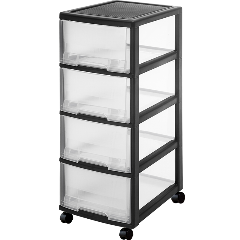JEKO&JEKO Drawer Storage Cabinet, Bedside Table, Storage Cabinet, Toy Storage Cabinet, Gap Cabinet, Five-Drawer Chest, Storage Box, Four Layers
