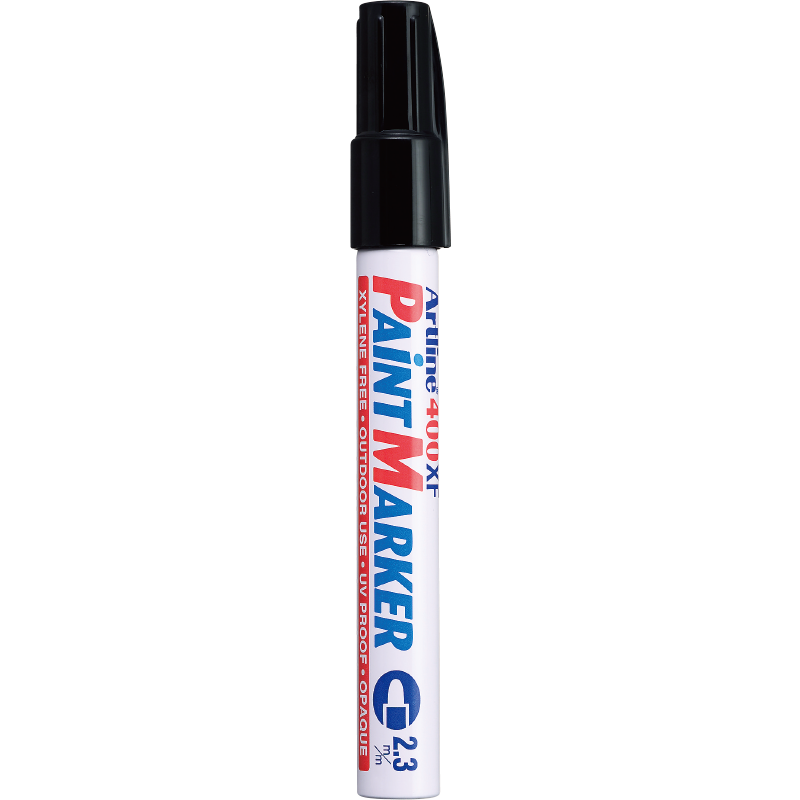[Back to School Essential] Shachihata Artline Office Student Paint Pen Marker Pen Signing Pen Recording Pen Large Head Pen Round Tip 2.3mm Black EK-400XF