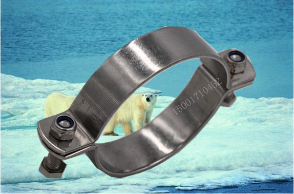 304不锈钢酸碱管道使用卡箍精铸不锈钢喉箍工业管道使用卡子厂家直销