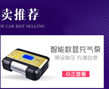 嘉西德0381便携式12V车载充气泵汽车用打气泵预设胎压轮胎打气机-京东