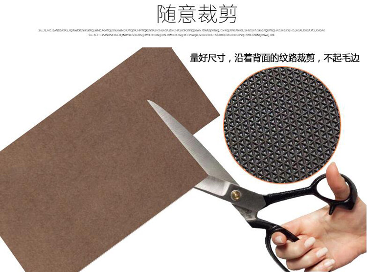 青苇 素色地垫脚垫 吸水防滑垫 进门入户蹭脚除尘门垫 随意剪裁 90*60cm 灰色-京东
