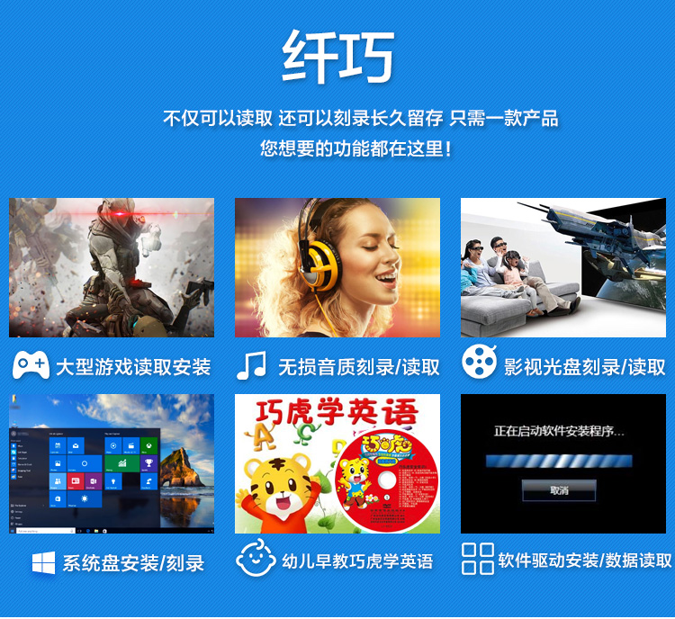 联想（Lenovo）8倍速 USB2.0 外置光驱 外置DVD刻录机 移动光驱 黑色(兼容Windows/苹果MAC系统/GP70N)-京东