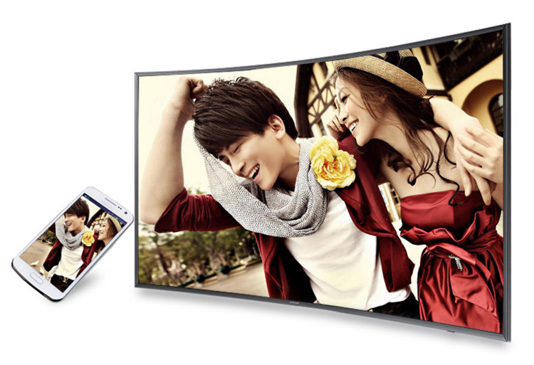 三星(SAMSUNG) UA55JU6800JXXZ 55英寸曲面4K高清智能电视机