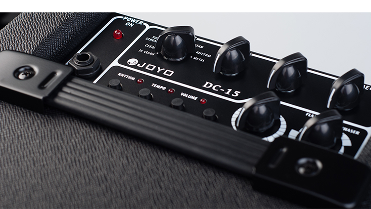 JOYO DC-15 Acoustic-Electric Guitar Amplifier with Effects Pedal, Drum Machine, Rhythm Guitar Practice Portable Speaker 9