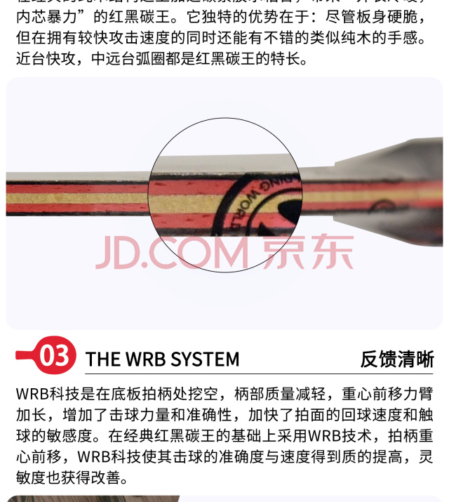 STIGA斯帝卡 红黑7.6 WRB 细节展示 (2).jpg