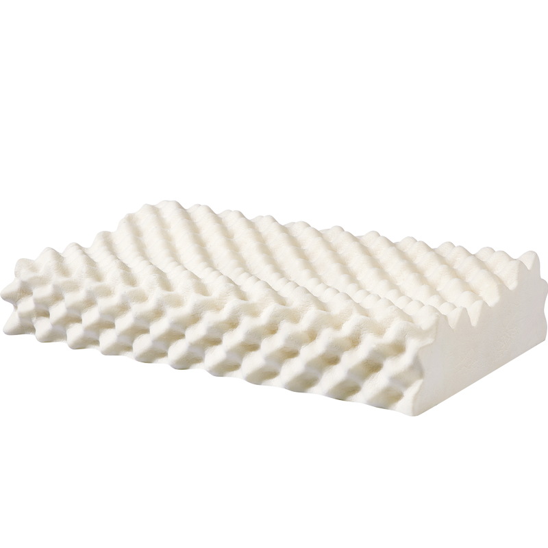 Dunlopillo ECO Massage Wave Pillow, Imported Natural Latex Pillow from Sri Lanka, Textured Massage