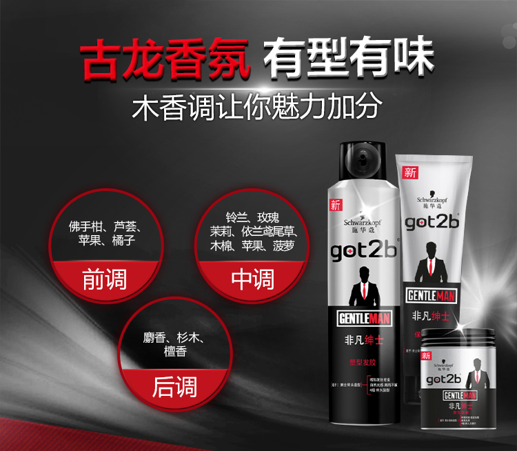 施华蔻(Schwarzkopf)got2b非凡绅士保湿塑型膏...-京东
