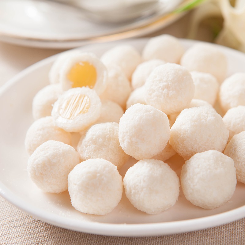 春光食品 海南特产 原味椰圆糖 135g 儿童水果软糖休闲糖果婚庆喜糖