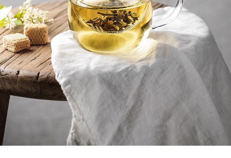 佳佰 办公室耐热透明过滤泡茶杯带盖水杯 过滤茶水分离杯绿茶杯...-京东