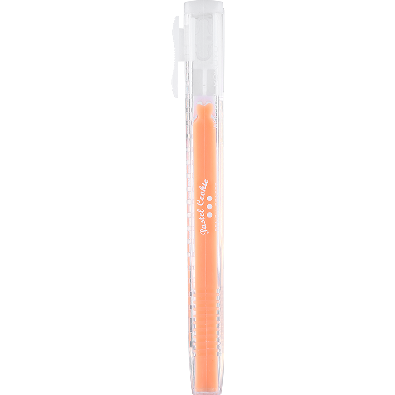 KOKUYO Fine Eraser Pastel Cookie Student Pencil Eraser, Pen Style 13*16*120mm, Pink, 4 Pieces, WSG-ERCP1P