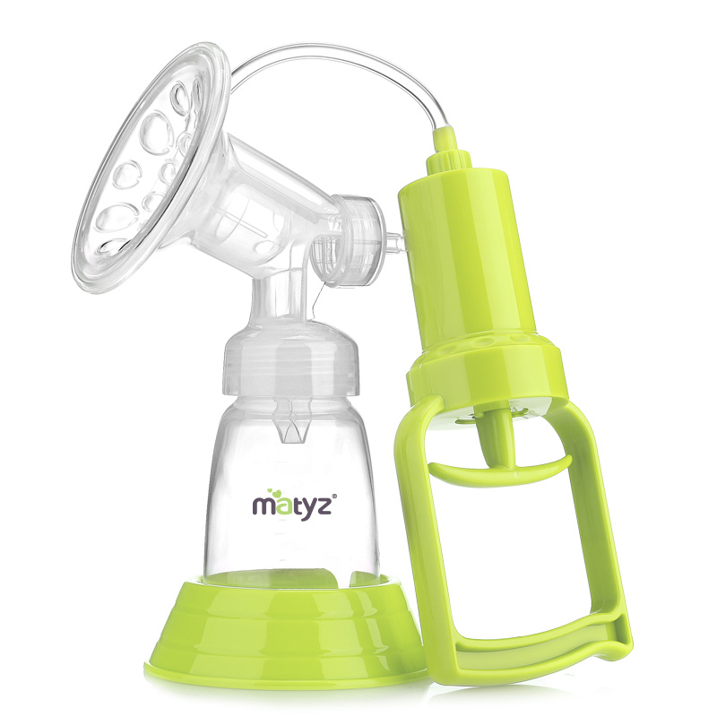 Matyz Manual Single-Sided Breast Pump, Portable Milk Extractor for Breast Milk, MZ-0913