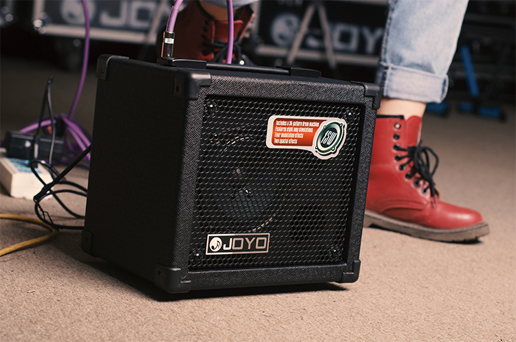 JOYO DC-15 Acoustic-Electric Guitar Amplifier with Effects Pedal, Drum Machine, Rhythm Guitar Practice Portable Speaker 14