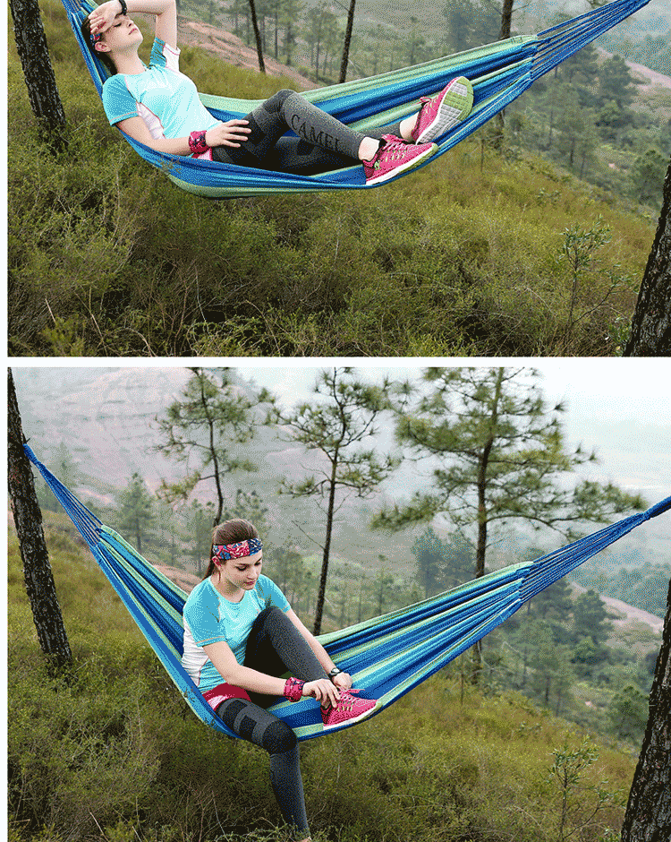 CAMEL Hammock, Outdoor Swing, Thickened Trendy Indoor Home Dormitory Bed, Anti-Rollover Hanging Chair for College Students 2